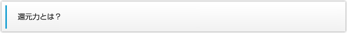 還元力とは？